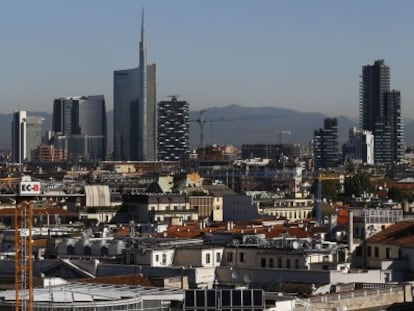 El barrio de Porta Nuova en Milán.