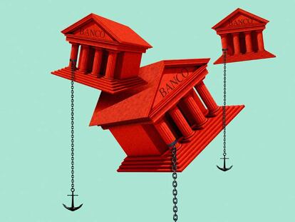Los lastres que impiden despegar a la banca