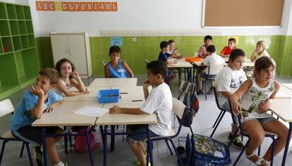Un centro escolar en Valencia.