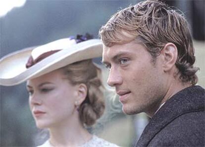 Nicole Kidman y Jude Law, en <i>Cold mountain.</i>