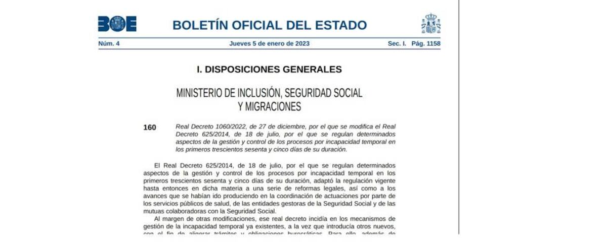 Ya es oficial: el BOE publica la norma que elimina la obligación del ...