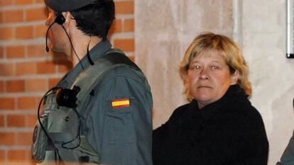 La abogada Arantza Zulueta, cuando fue detenida en abril de 2010.