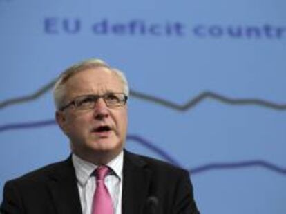 El vicepresidente económico de la Comisión Europea, Olli Rehn. EFE/Archivo