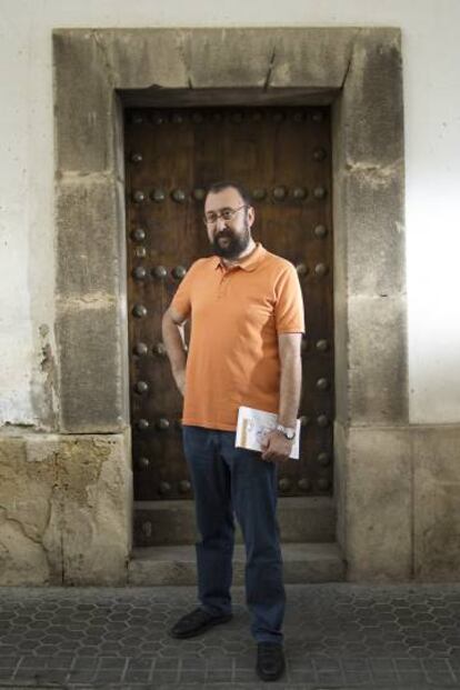 El escritor Hipólito G. Navarro, en Sevilla el pasado septiembre.