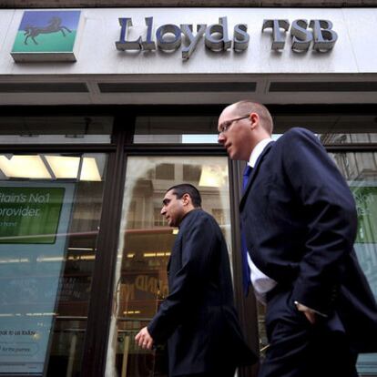 Sucursal del banco británico Lloyd&#39;s en Londres.