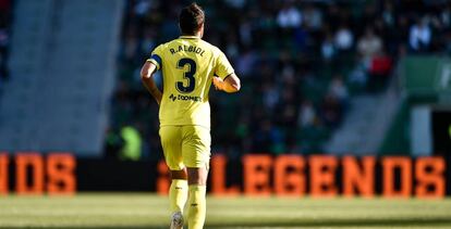 Imagen del partido entre el Villarreal y el Elche, con el logo de Zoomex en la parte inferior. 