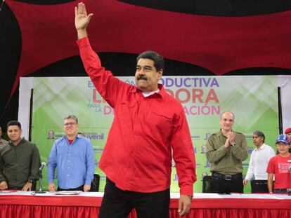 Nicolás Maduro na quarta-feira, em Caracas.