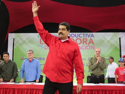 Nicolás Maduro na quarta-feira, em Caracas.