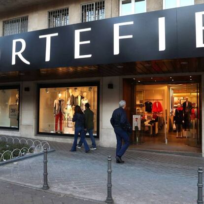 Tienda de la cadena Cortefiel en Madrid. 