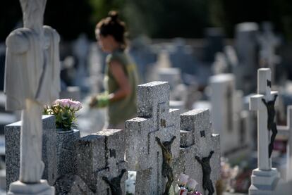 Vista del cementerio de Colmenar Viejo. 