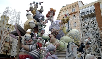 La falla de la Calle Cuba de Valencia de este a&ntilde;o. 
 