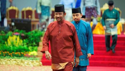 O sultão de Brunei, Hassanal Bolkiah.