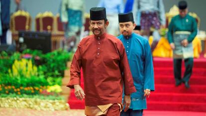 O sultão de Brunei, Hassanal Bolkiah.