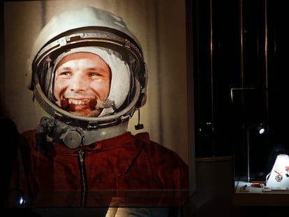 Imagen de una exposición dedicada a Yuri Gagarin en Moscú, en 2011.