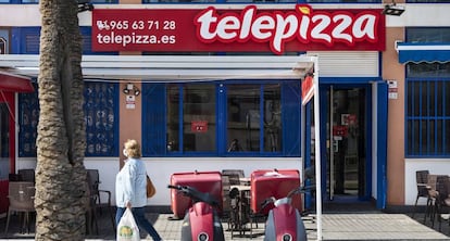 Un restaurante de Telepizza.
