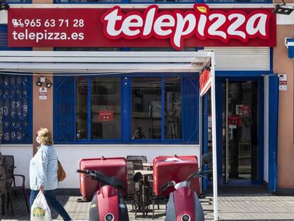 Un restaurante de Telepizza.