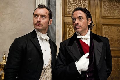 Jude Law y Robert Downey Jr., en la versión de Guy Ritchie (2011).