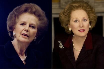 Margaret Thatcher y Meryl Streep.