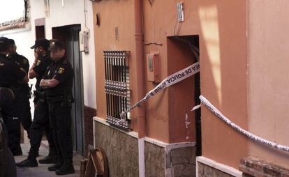 Agentes de la Policía Nacional en Algeciras en una imagen de archivo.