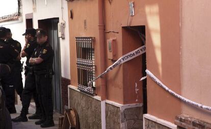 Agentes de la Polic&iacute;a Nacional en Algeciras en una imagen de archivo.