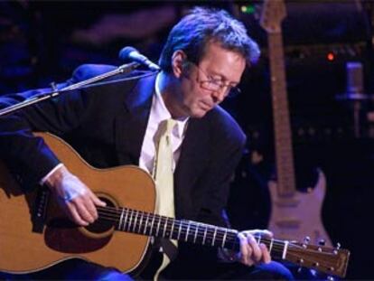 Eric Clapton, durante una actuación en Nueva York.