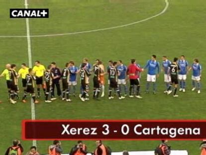 Xerez, 3- Cartagena, 0