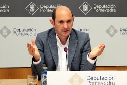Rafael Louzán cuando era presidente de la Diputación de Pontevedra.