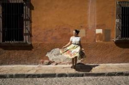 Una mujer en San Miguel de Allende.