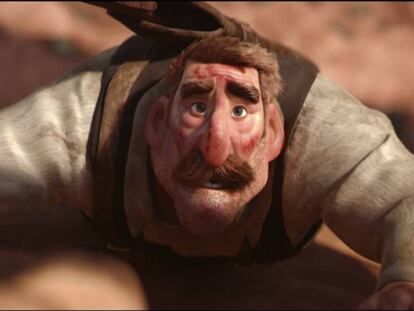 Uno de los momentos tensos de 'Borrowed time', el nuevo cortometraje de Pixar.