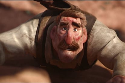 Uno de los momentos tensos de 'Borrowed time', el nuevo cortometraje de Pixar.