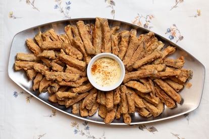 Receta berenjenas rebozadas