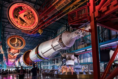 El 'Apollo-Saturn V', en el Centro Espacial Kennedy de Caño Cañaveral (Florida).