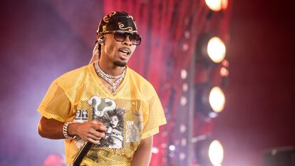 D4VD en el festival Coachella, el 18 de abril de 2025, en Indio, California.