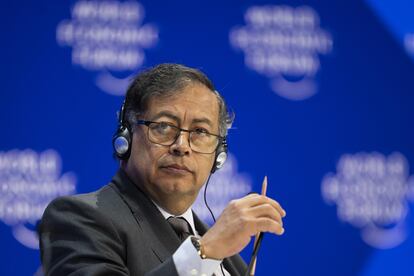 Gustavo Petro en el Foro Económico Mundial de Davos