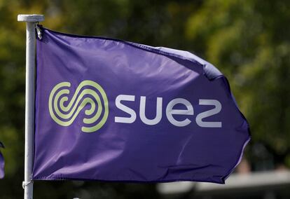 Logo de Suez en París, el pasado septiembre.