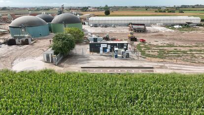 Planta de biogás en Vila-sana (Lleida) de Naturgy.