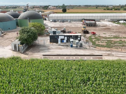 Planta de biogás en Vila-sana (Lleida) de Naturgy.