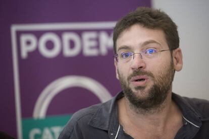 Albano Dante Fachin, nou secretari general de Podem Catalunya.