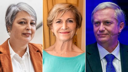 Jeannette Jara, Evelyn Matthei y José Antonio Kast.