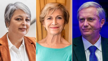 Jeannette Jara, Evelyn Matthei y José Antonio Kast.