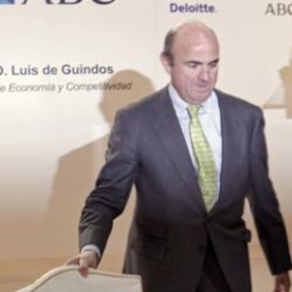 Luis de Guindos, ministro de Economía y Competitividad, Foro ABC.