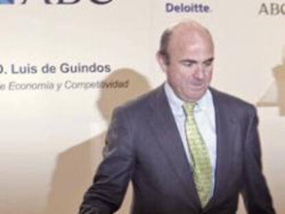 Luis de Guindos, ministro de Economía y Competitividad, Foro ABC.