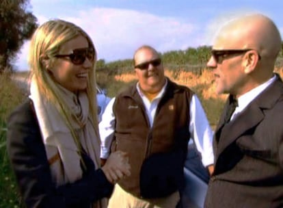 Un fotograma del nuevo capítulo de 'Spain... On the road again' con Gwyneth Paltrow, Michael Stipes y Mario Batali