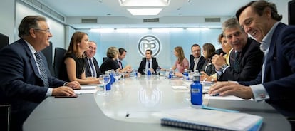 Pablo Casado preside el lunes el comité de dirección del PP. 