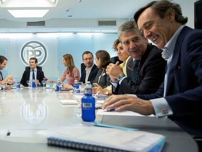 Pablo Casado preside el lunes el comité de dirección del PP. 