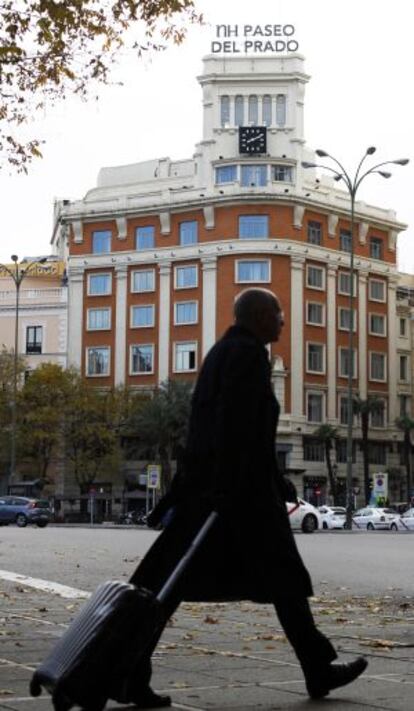 Fachada del hotel NH Paseo del Prado, de Madrid