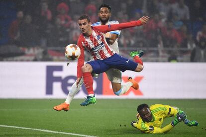 Antoine Griezmann marca el segundo tanto del equipo madrileño.