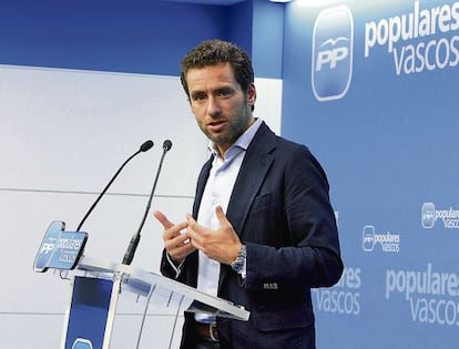 El presidente del PP guipuzcoano, Borja Sémper, en una imagen de archivo.