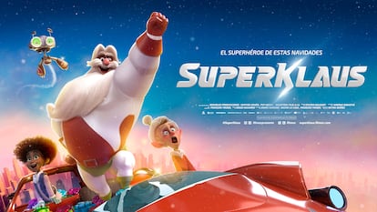 Cartel promocional de la película de animación 'Superklaus' dirigida Andrea Sebastiá y Steven Majaury.