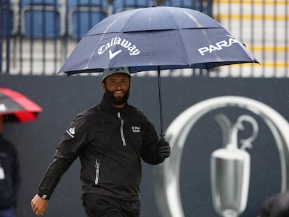 Jon Rahm, en Liverpool.